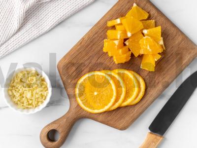 Kepta skumbrė su apelsinais Žingsnis 1