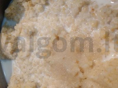 Švelni grikių košė su bananais Žingsnis 3