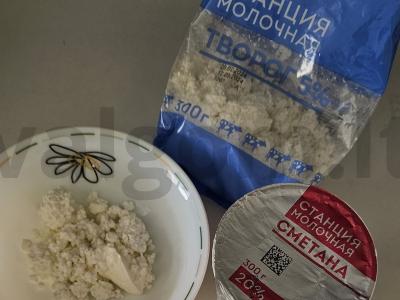 Koldūnai su varške ir abrikosų uogiene Žingsnis 2