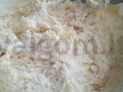 Varškė su manų kruopomis Žingsnis 5