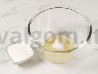 Makovo tortas su šokoladiniu kremu Žingsnis 1