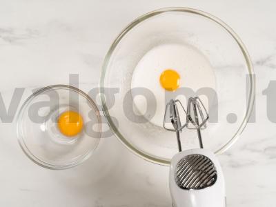 Makovo tortas su šokoladiniu kremu Žingsnis 2