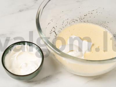 Makovo tortas su šokoladiniu kremu Žingsnis 4