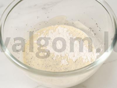 Makovo tortas su šokoladiniu kremu Žingsnis 6