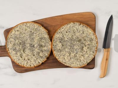 Makovo tortas su šokoladiniu kremu Žingsnis 15