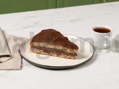 Makovo tortas su šokoladiniu kremu pagrindine nuotrauka