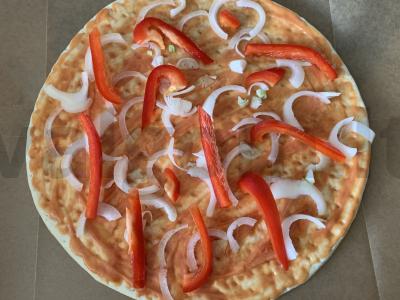 Pica su dešrelėmis ir sūrio padažu Žingsnis 4