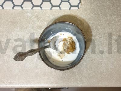 Keta, kepta po šydu Žingsnis 4