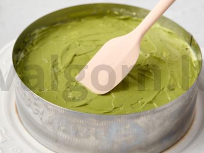 Matcha sūrio pyragas be kepimo Žingsnis 10