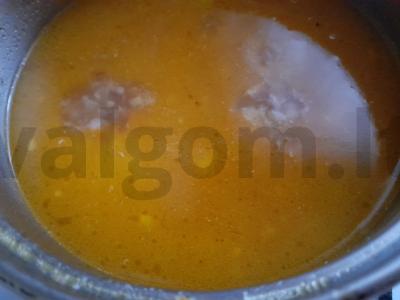 Perlinių miežių sriuba su faršu Žingsnis 5