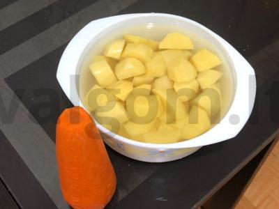 Daržovių troškinys su mėsa Žingsnis 1