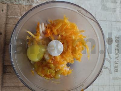 Mėsos faršo ir moliūgo kotletai Žingsnis 2