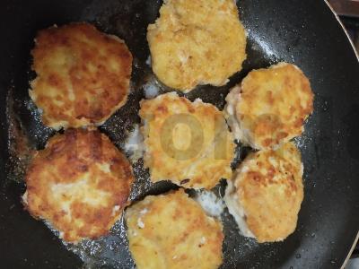 Mėsos faršo ir moliūgo kotletai Žingsnis 5