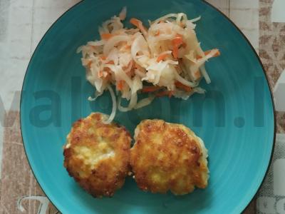 Mėsos faršo ir moliūgo kotletai pagrindine nuotrauka