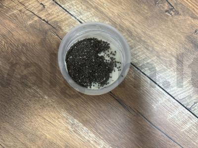 PP desertas su braškėmis ir chia sėklomis Žingsnis 1