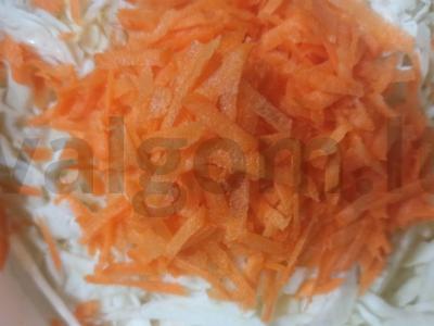 Salotos su žaliais žirneliais Žingsnis 3