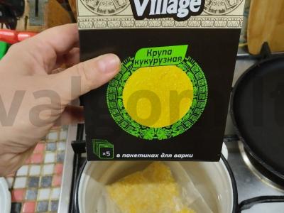 Sotūs kukurūzų košė su faršu Žingsnis 1