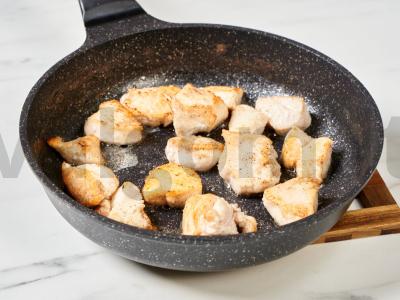 Vištiena saldžiarūgščiame padaže Žingsnis 5