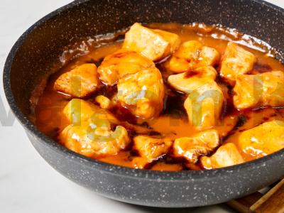 Vištiena saldžiarūgščiame padaže Žingsnis 15