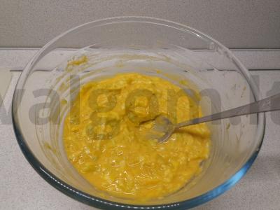 Cukinijų blynai su grietinės padažu Žingsnis 3