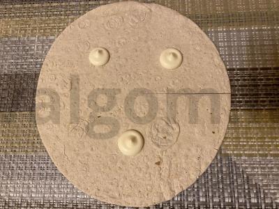 Apvalaus lavašo vokas su bekonu, šviežiu agurku ir sūriu Žingsnis 2