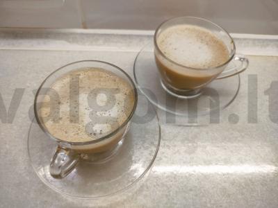 Kava su avižų pienu ir ruduoju cukrumi Žingsnis 4