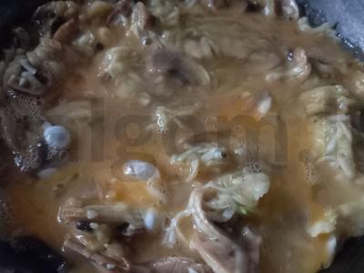 Omletas su grybais ir cukinijomis Žingsnis 6