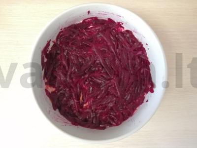 Salotas „Dviguba silke po kailiu“ Žingsnis 7