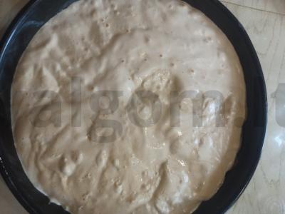 Obuolių šarlotė su bulvių krakmolu Žingsnis 7