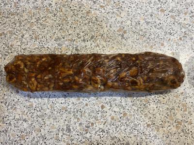 Desertas „Šokoladinis-riešutų dešrelė“ Žingsnis 4