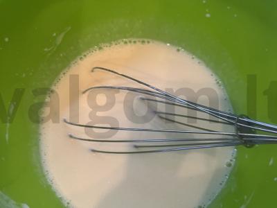 Šokoladiniai keksiukai su vaniliniu cukrumi Žingsnis 1