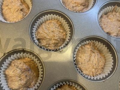 Šokoladiniai keksiukai su vaniliniu cukrumi Žingsnis 4