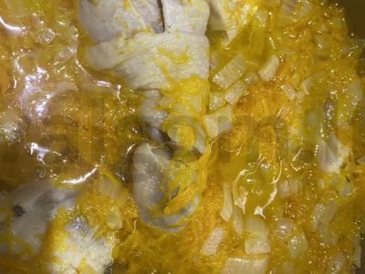 Kiaulienos ir karčio ryžių patiekalas Žingsnis 4