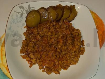 Perlovos košė su faršu „Po-biryulevski“ pagrindine nuotrauka