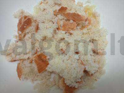 Garų kotletai iš kiaulienos faršo Žingsnis 2