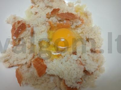 Garų kotletai iš kiaulienos faršo Žingsnis 3