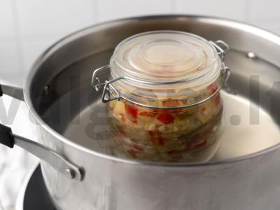 Cukinijų ikra be mėsmalės Žingsnis 7