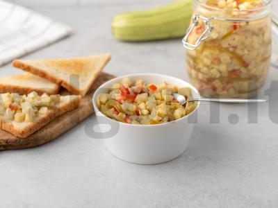 Cukinijų ikra be mėsmalės pagrindine nuotrauka