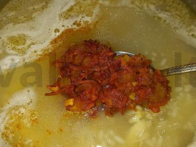 Namų stiliaus kharcho su vištiena Žingsnis 7