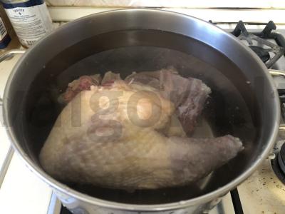 Žirnių sriuba su vištiena ir jautiena Žingsnis 3