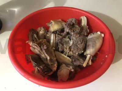 Žirnių sriuba su vištiena ir jautiena Žingsnis 11