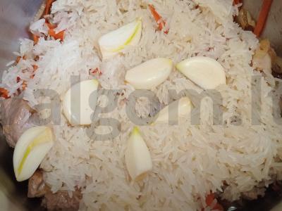 Basmati ryžių plovas su antis krūtinėlė Žingsnis 6