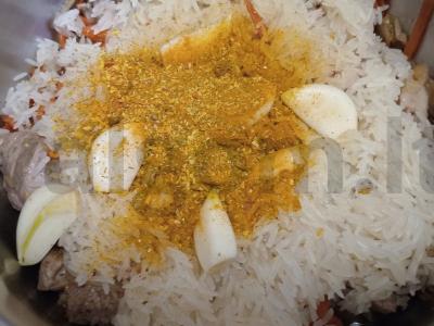 Basmati ryžių plovas su antis krūtinėlė Žingsnis 7