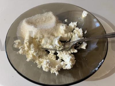 Varškės sausainiai „Smėliniai“ Žingsnis 3