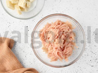 Vaikiški kalakutų kotletai Žingsnis 2