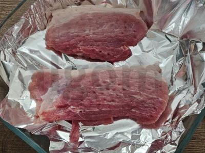 Keptas mėsa su grybais ir maasdamo sūriu Žingsnis 2