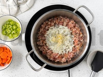 Prancūziškas „Garbur“ sriuba Žingsnis 3