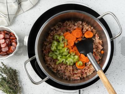 Prancūziškas „Garbur“ sriuba Žingsnis 4