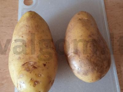 Įdarytos bulvės „Kroška“ Žingsnis 1