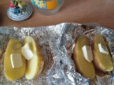 Įdarytos bulvės „Kroška“ Žingsnis 2